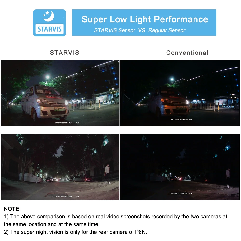 1080P двойной объектив Водонепроницаемая мотоциклетная камера экшн на