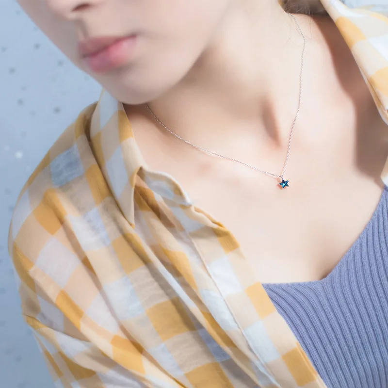 Женское колье из серебра 100% пробы с фианитом 40 см|Ожерелья| |