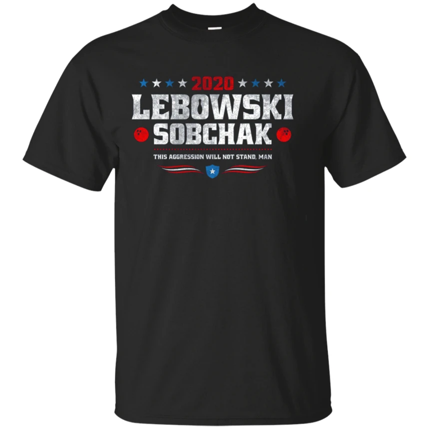 2020 Lebowski Sobchak футболка с уникальным дизайном черная и темно-синяя мужская женская
