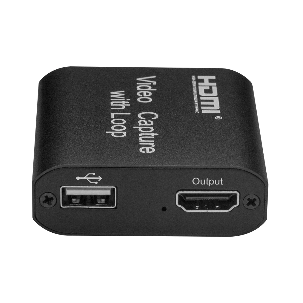 Карта захвата 4K HDMI с циклическим выходом устройство для записи игр USB 2 0 1080P захват