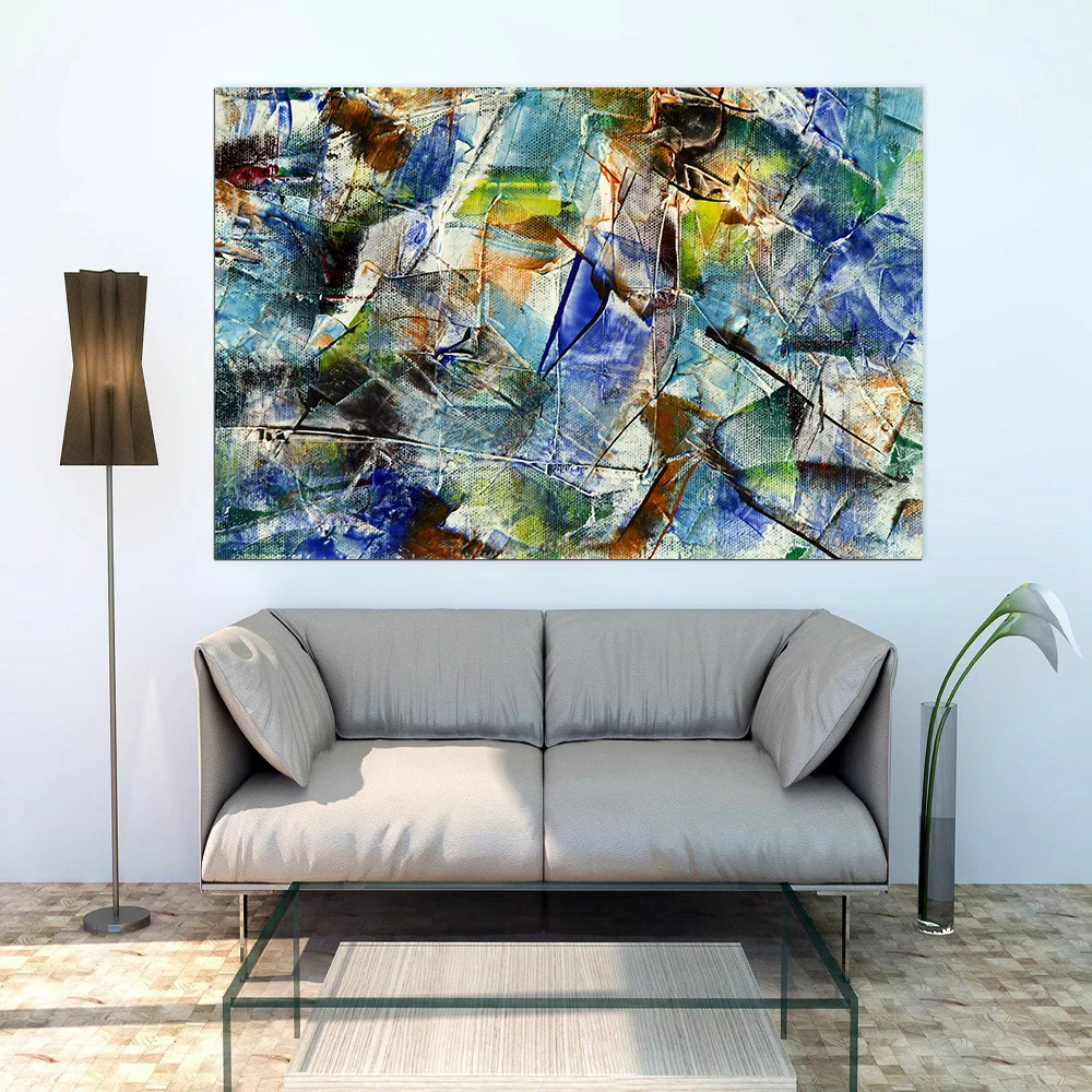 

Mixed Color Abstract Art Print Oil painting Pictures for wall art No Frame wall Painting for creative wall pictures