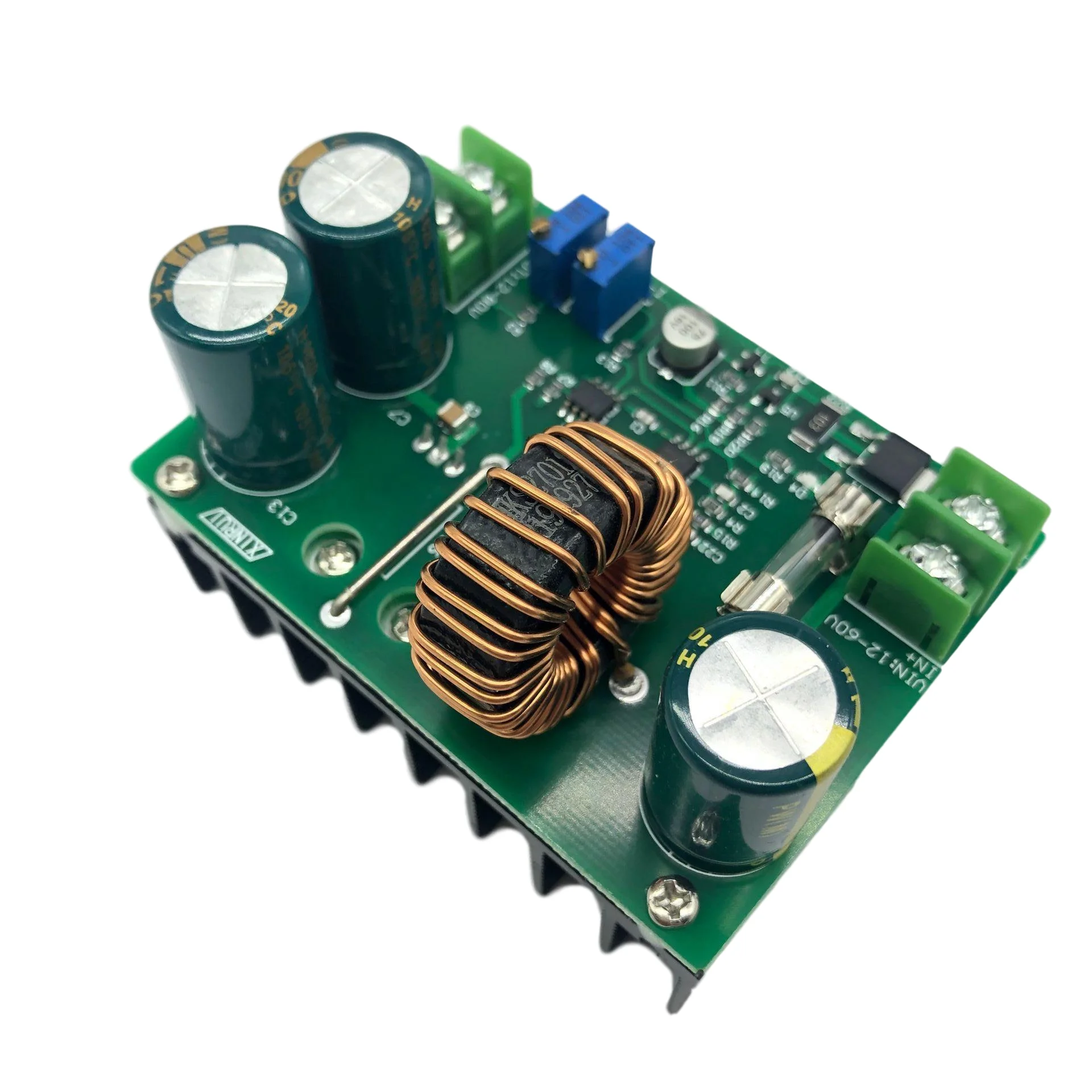 Автомобильный источник питания DC-DC 600W 10-60V to 12-80V Boost Converter Step-up Module