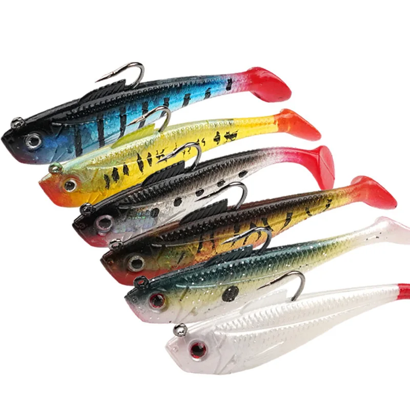 

Силиконовая Вибрирующая искусственная Мягкая приманка, рыболовная снасть, Спиннер, рыболовный крючок