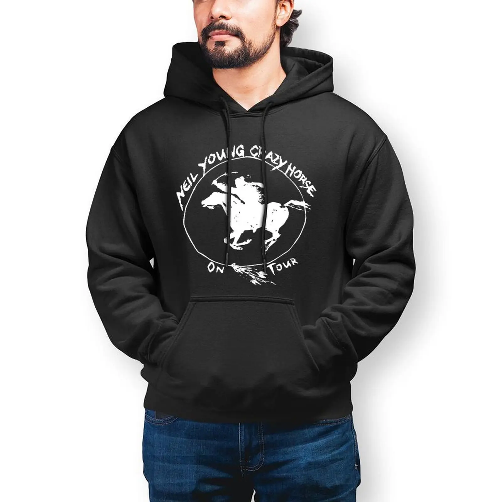 

Neil Young Hoodie Outdoor Warm Hoodies Fashion Long Length Cotton Pullover Hoodie Men Oversized