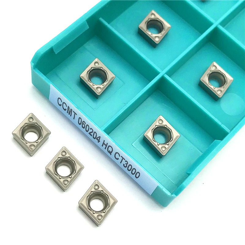 CCMT060204 FG CT3000 Cermet вставлять внутренние токарный инструмент CNC токарная вставка