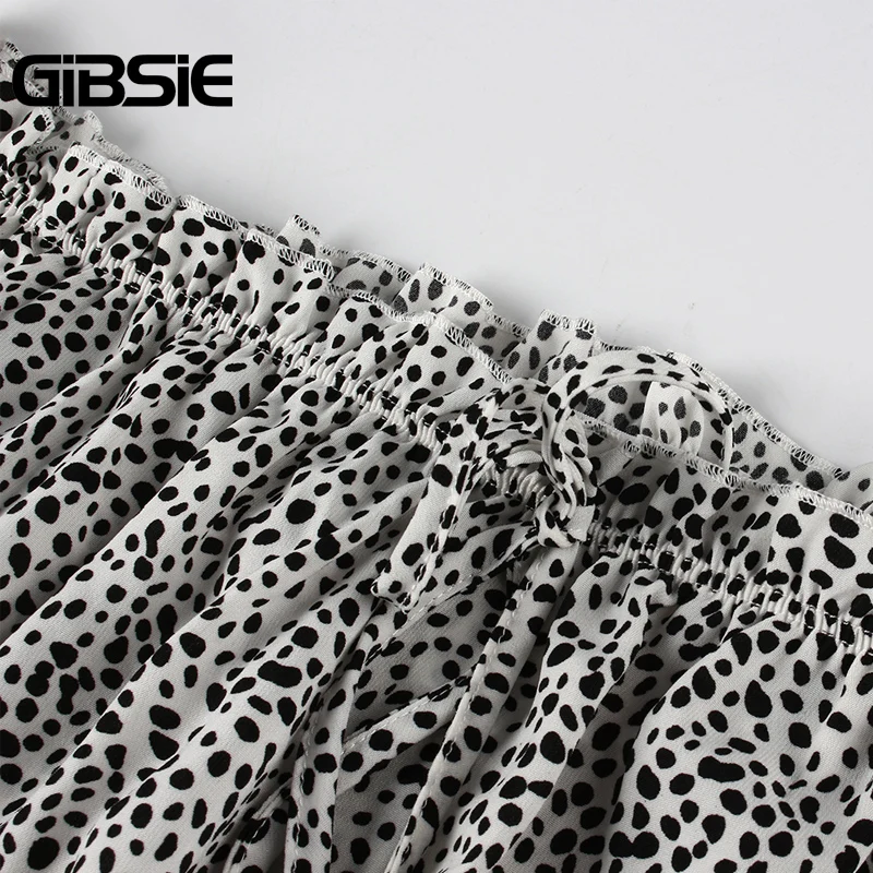 Женская Повседневная Блузка GIBSIE топ с открытыми плечами и длинным рукавом