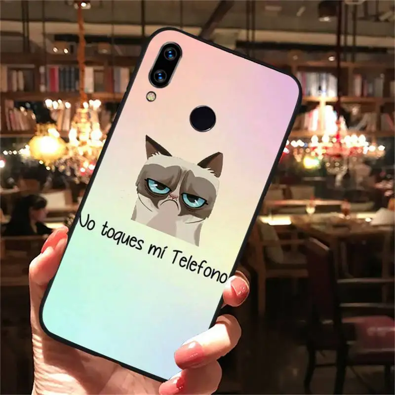 

Cartoon Grumpies Cute Cats Phone Case For Xiaomi Redmi 7 9t a3Pro 9se k20 mi8 max3 lite 9 note 8 9s 10 pro