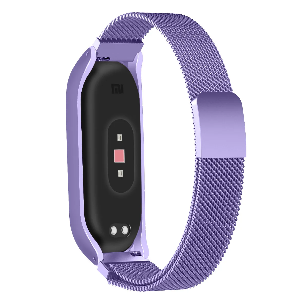 Lavender Purple Сказочные Смарт-часы, браслет на запястье для Xiaomi mi, ремешок 3 pulseira, металлический нержавеющий ремешок для Xiaomi mi, браслет 4 correa mi band 3 4 - Цвет: Lavender Purple