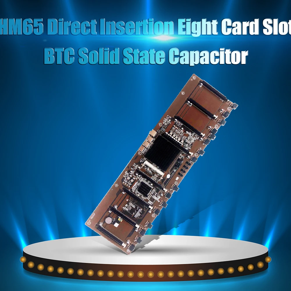 HM65 8 GPU USB 2 0 3 MSATA SATA3.0 встроенный ЦП DDR3 BTC материнская плата компьютер Майнер