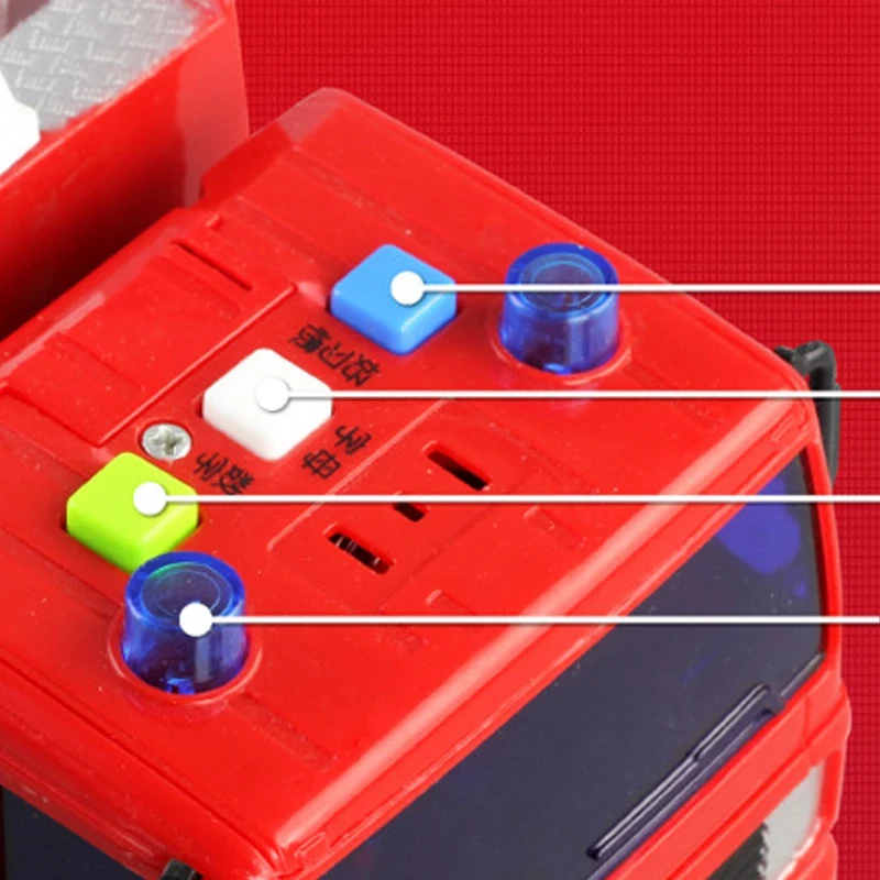 Пожарная техника WENYI игрушечный спасательный подъемник грузовик лестница