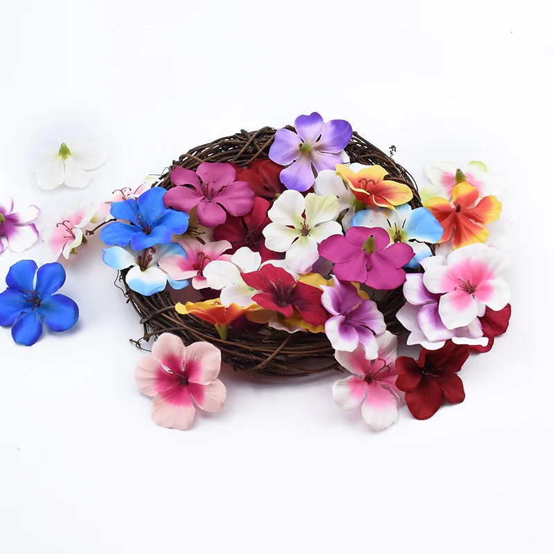 30 шт. шелковые цветы вишни декоративные венки рождественские украшения для дома