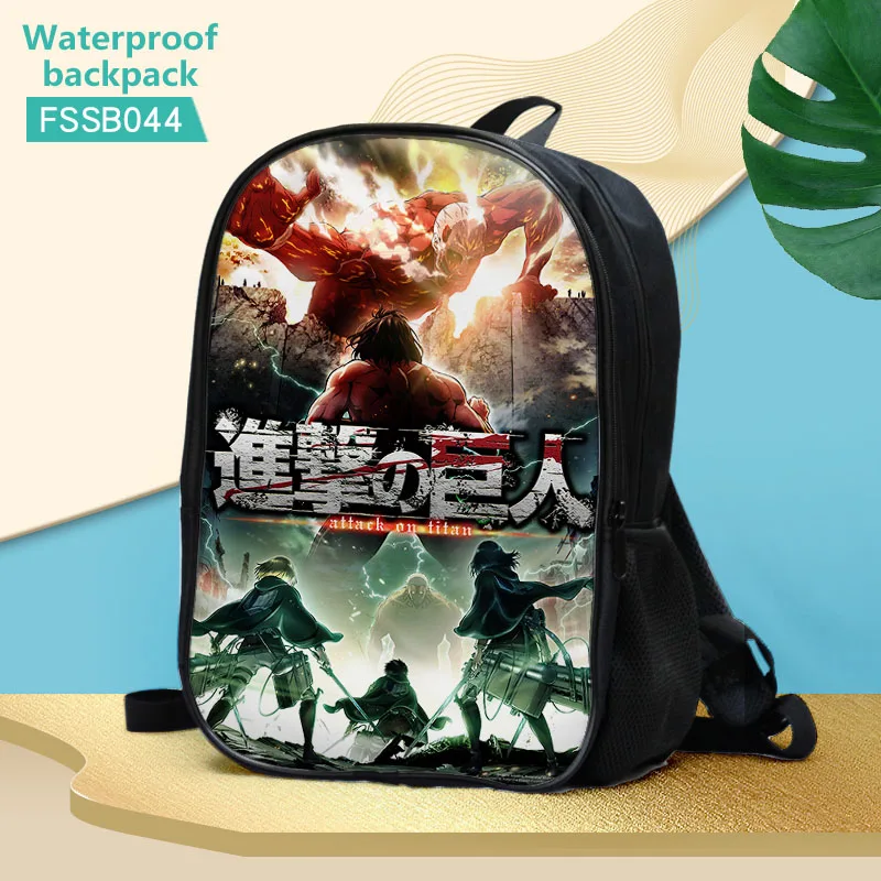 

Attack on Titan Animal Fashion Anime Customized Backpacks Rucksacks School Backpack Casual Bags travel Knapsack Unisex New