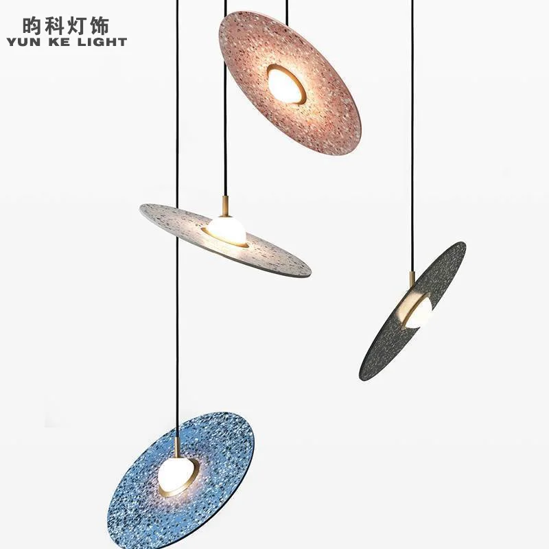 저렴한 모던 유럽 Led 스톤 북유럽 조명 주방 다이닝 바 인더스트리얼 램프 레트로 램프 행잉 다이닝 룸