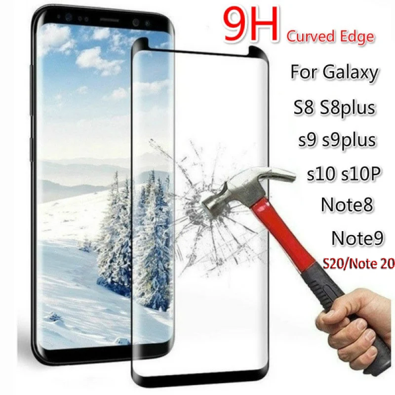 Защитные пленки для Samsung Galaxy Note 20 Note10 Note9 S20 S10 plus S8 S9 S7 Edge 9H изогнутый край