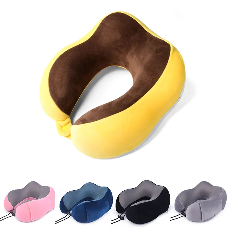 Новый U образная подушка шеи пены памяти подушки мягкие медленный отскок