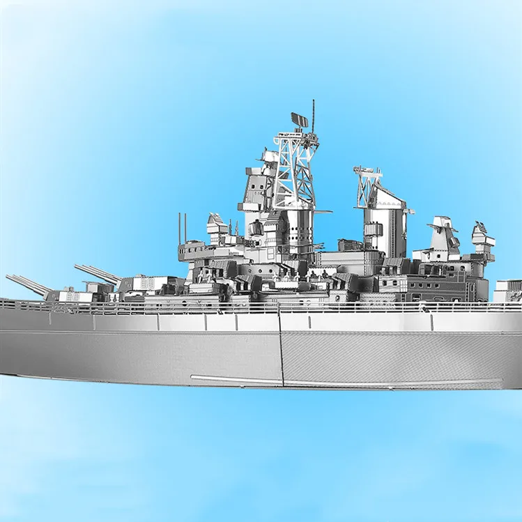 Piececool новейшие 3D металлические пазлы &quotUSS MISSOURI Battleship&quot модели наборы DIY Забавные