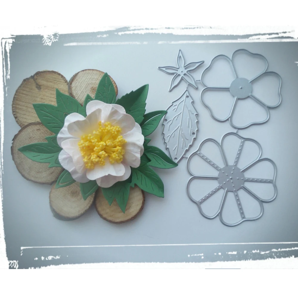 

New Bow Flower metal cutting die mould scrapbook decoration embossed photo album decoration card making DIY handicrafts