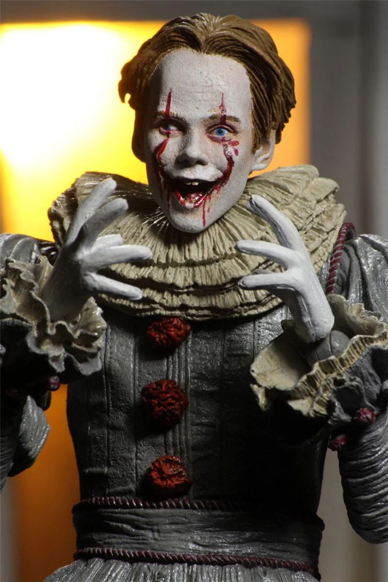 

Pennywise Figure NECA Figure Chapter Two Ultimate IT Pennywise Action Figure Model Toy Horror Gift for Halloween