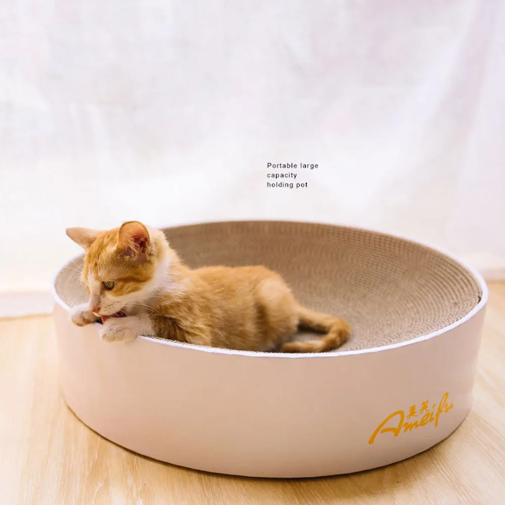 Тип чаши кошка Catnip скребок для ногтей подстилка-кровать игрушка кошки скребок гофрированная бумага котенок Коврик Отдых товары для домашних животных