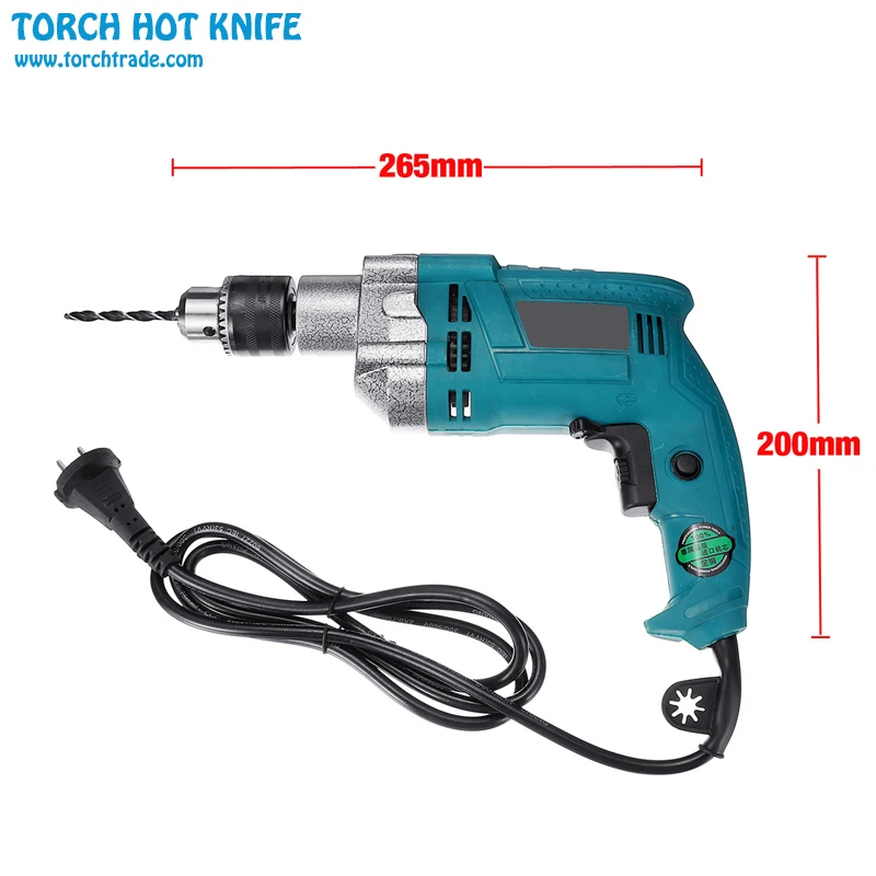 Электрический бесщеточный ударный сверлильный пистолет вращающийся молоток