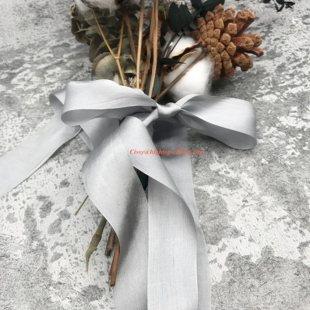 new color 32mm size pure silk normal silk ribbon for embroidery and handcraft project,gift packing