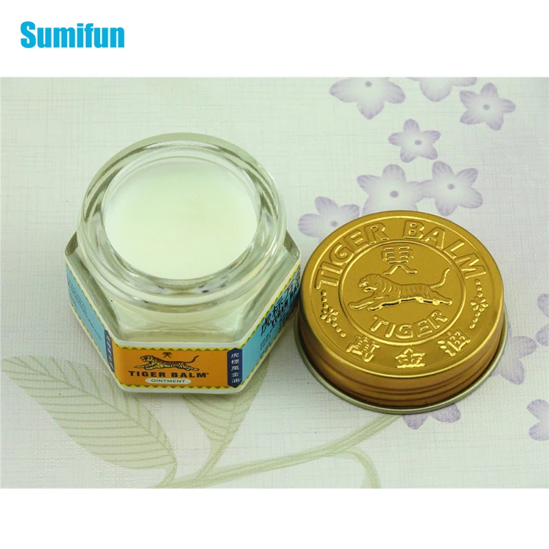 1 шт. 100% оригинальный красный/белый тигровый бальзам мазь Тайланд обезболивающая