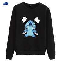 disney stitch sweatshirts for girls 2021 new fashion aesthetic 90s long sleeve woman hoodies graphic crewneck pullover clothes