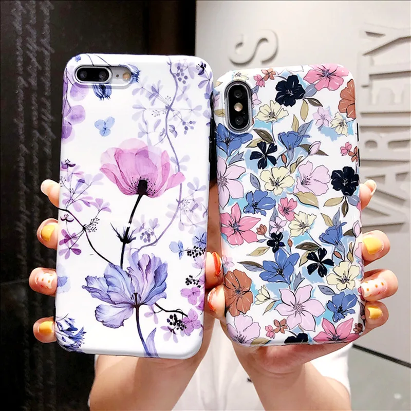 Чехол для телефона с мраморными цветами для samsung A40 A50 A70 S10 lite S8 S9 Note 10 чехол s Чехол для iPhone 11 Pro XR XS Max 7 8 6S Plus