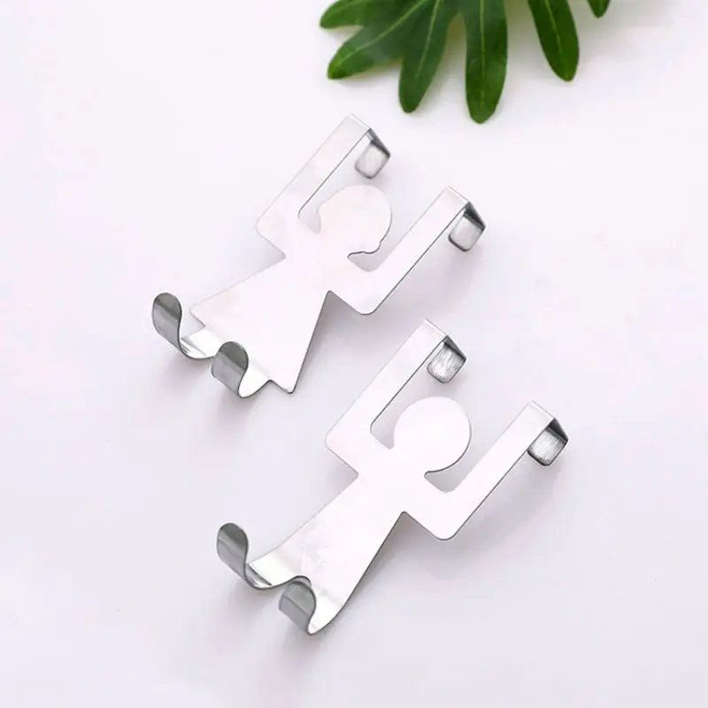 2 шт./компл. Нержавеющая сталь для влюбленных в форме крючков Кухня горшок Pan