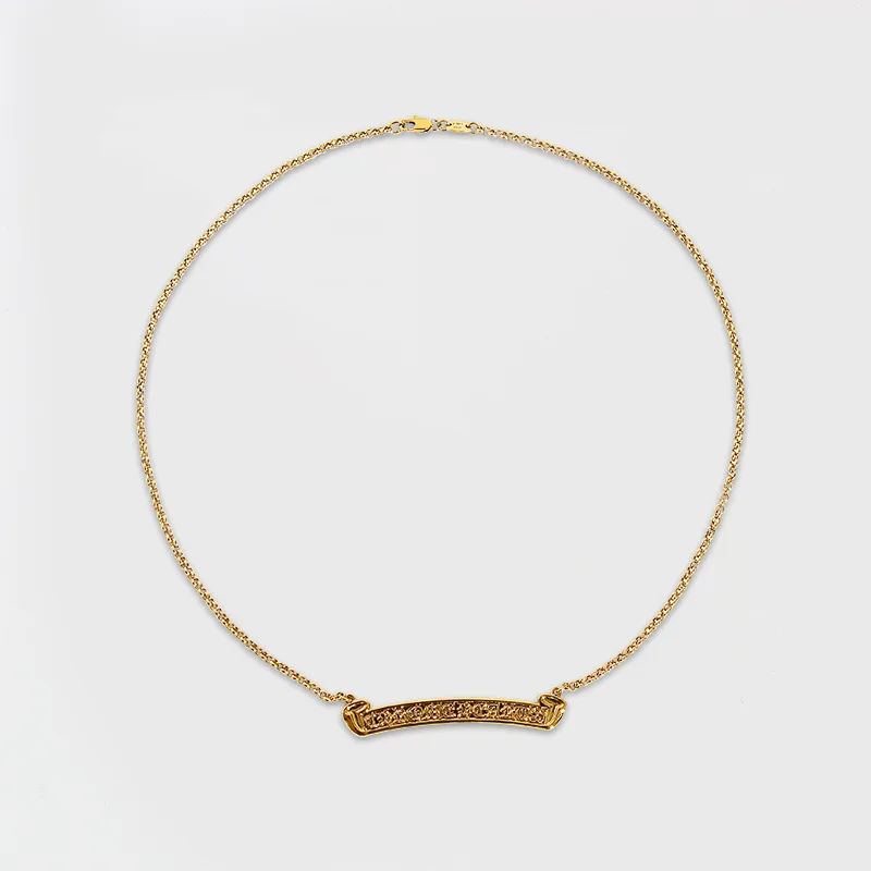 

Европейская и американская мода, креативная бирка с буквами, ожерелье до ключиц, женское простое Ретро украшение