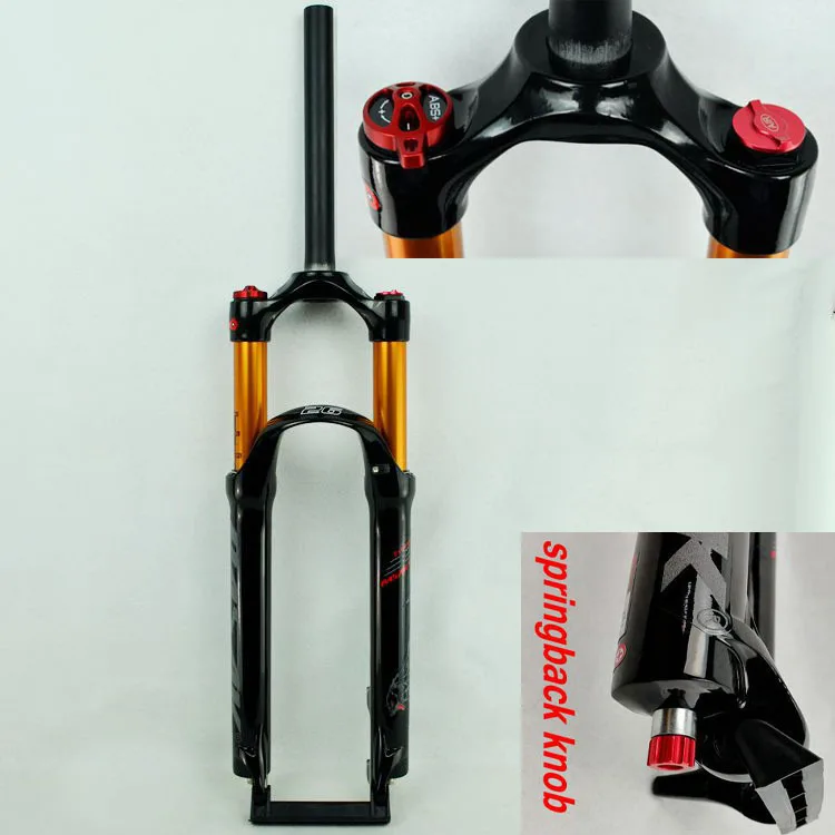 27.5HL Gloss Spring Пневматическая вилка Pasak Mtb 2" 27,5" 2" Золотая трубка 1 1/8" подвесная линия для горного велосипеда с дистанционным управлением RL HL - Цвет: 27.5HL Gloss Spring