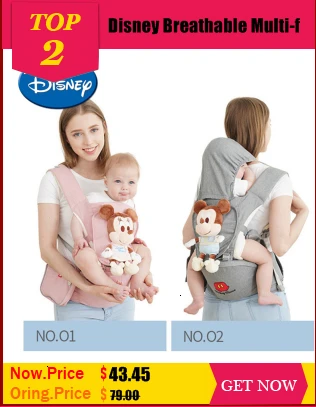 Disney Baby Carrier младенец Хипсит эргономичное переднее многофункциональное приспособление для переноски детей на открытом воздухе аксессуары disney