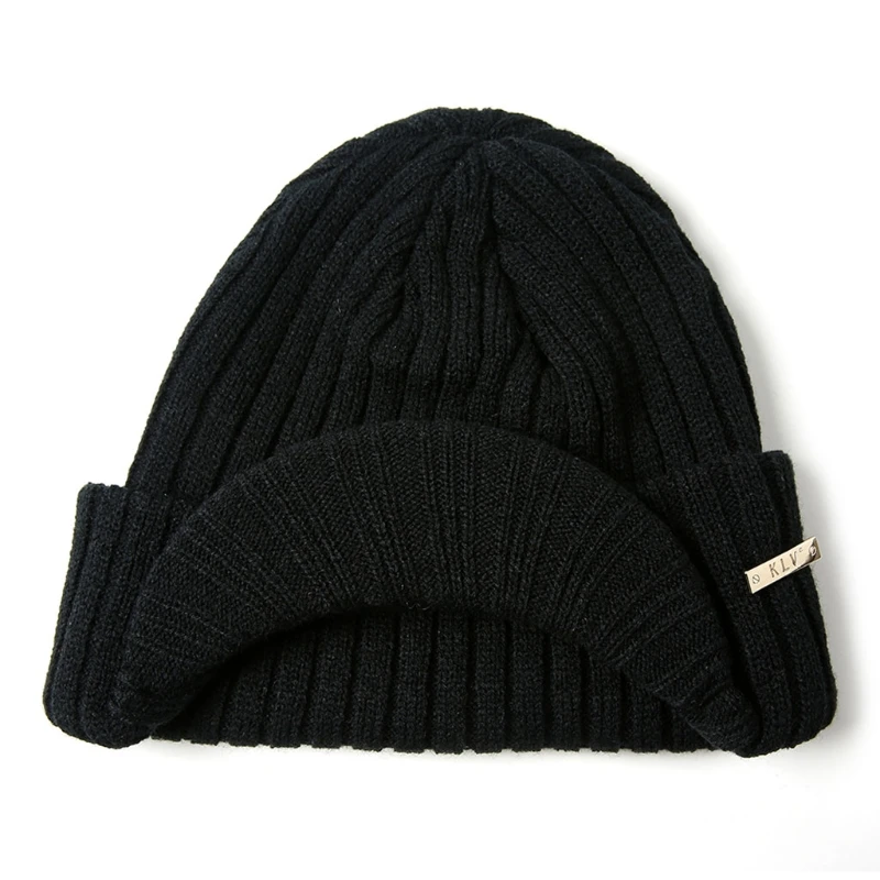 Мужские и женские зимние шапочки, шапка Skullies, зимняя теплая вязаная шапка с козырьком