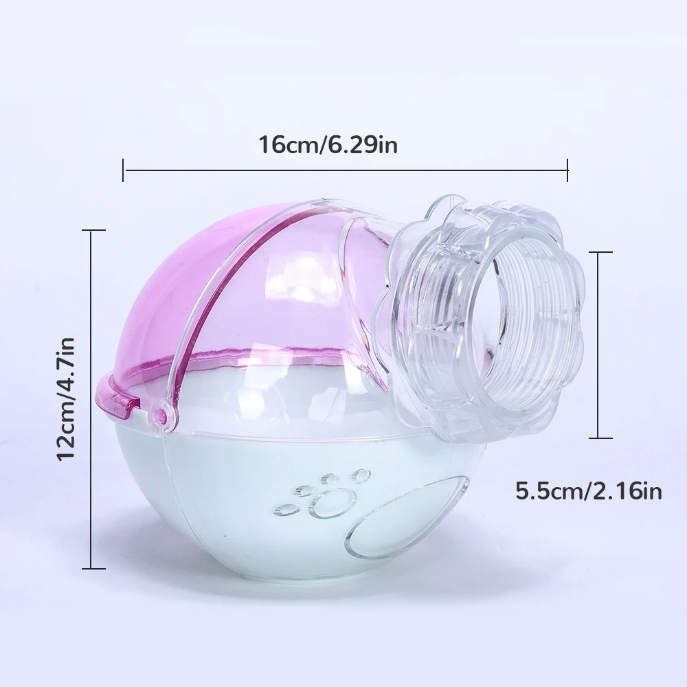 

Pet Bed Hamster Small Animal Bath Sand Room Pet Toy Acrylic Mouse Bathroom Cage Pets Box Toilet Hamster Cages Tubes