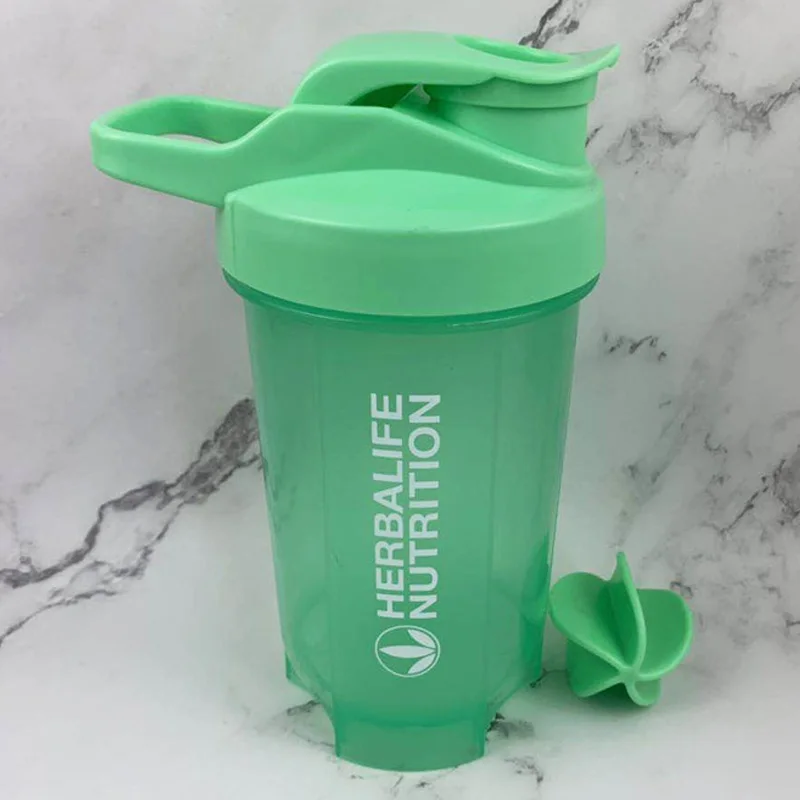 500ml 9 400 мл 500 мл портативный Herbalife Nutrtion прозрачный велосипедный велосипед герметичная Спортивная небьющаяся пластиковая бутылка для воды - Цвет: 500ml 9