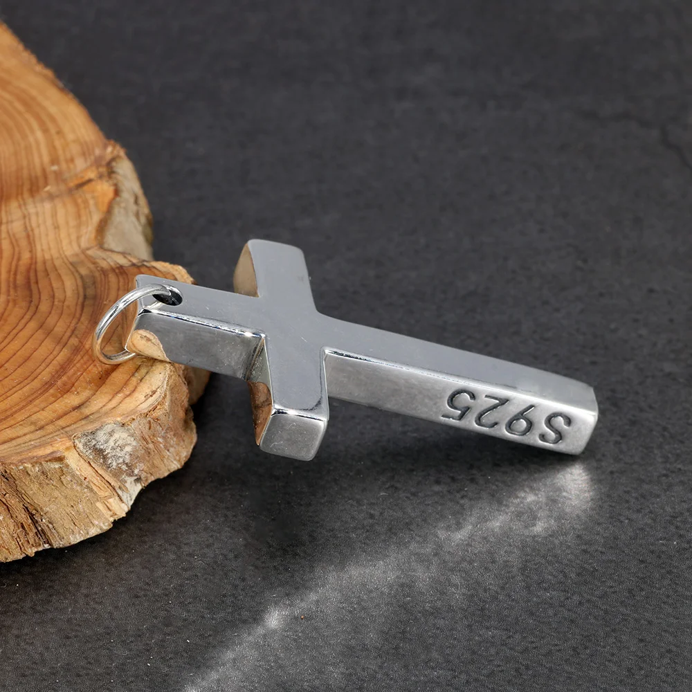 Подвеска с крестом для мужчин и женщин из серебра 925 пробы|pendant for men|sterling silver cross