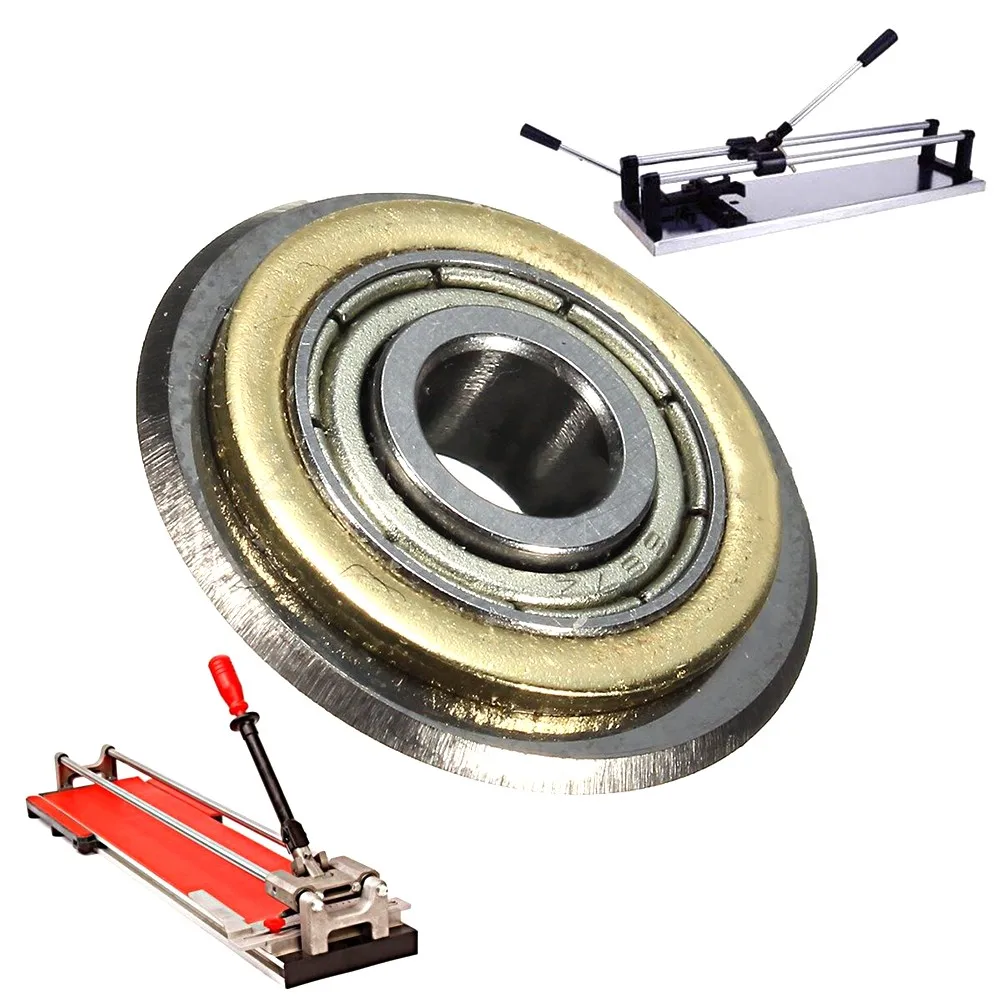 

Rotary Bearing Wheel Replacement For Cutting Machine Manual Tile Brick Cutter Accessories 22mm Tile Cutting Wheel With Hex Rod