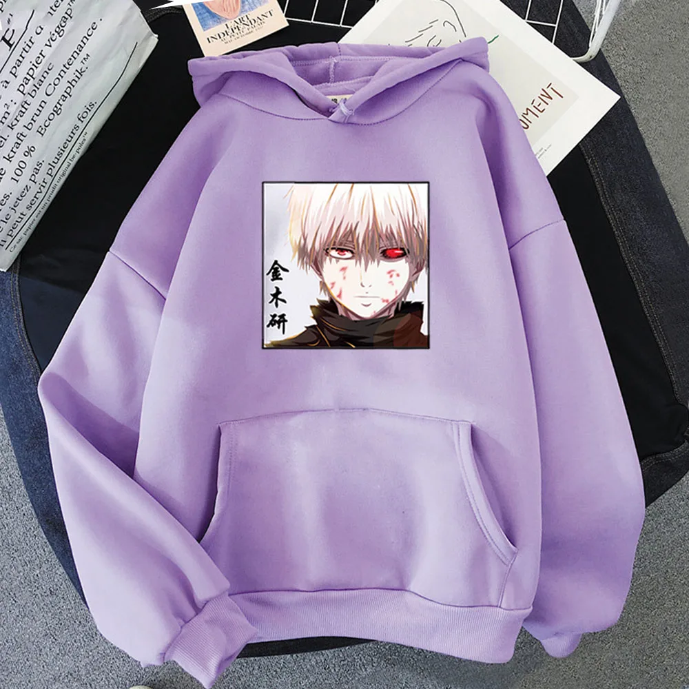 

Anime Graphic Hoodies Tokyo Ghoul Hoodie Spring Clothes for Teens Kaneki Ken Print Hight Streetwear Unisex Sweatshirt Pullover