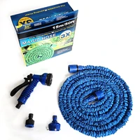 expandable garden hose watering hoses pipe with spray gun car wash magic flexible water hose sprayer water sprinklers 25ft 100ft