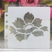 1413cm lotus flower diy layering stencils wall painting scrapbook coloring embossing album decorative card template