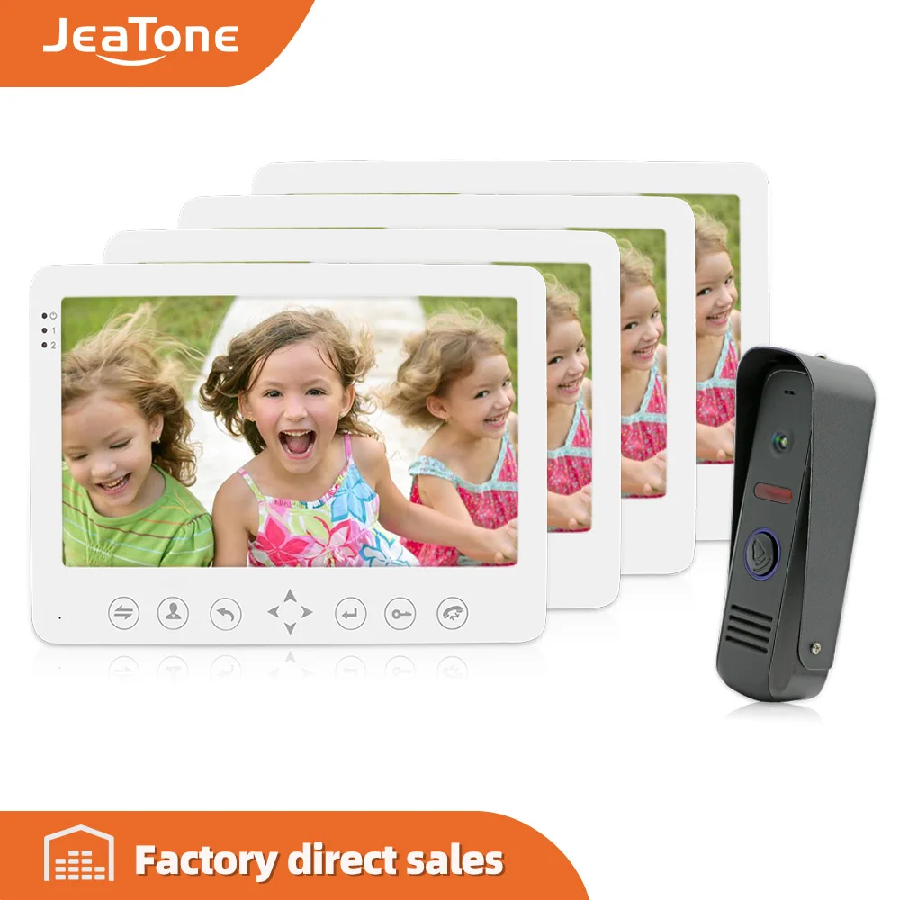 Проводной видеодомофон JeaTone 7 &quot1200TVL домофон для дома камера безопасности с