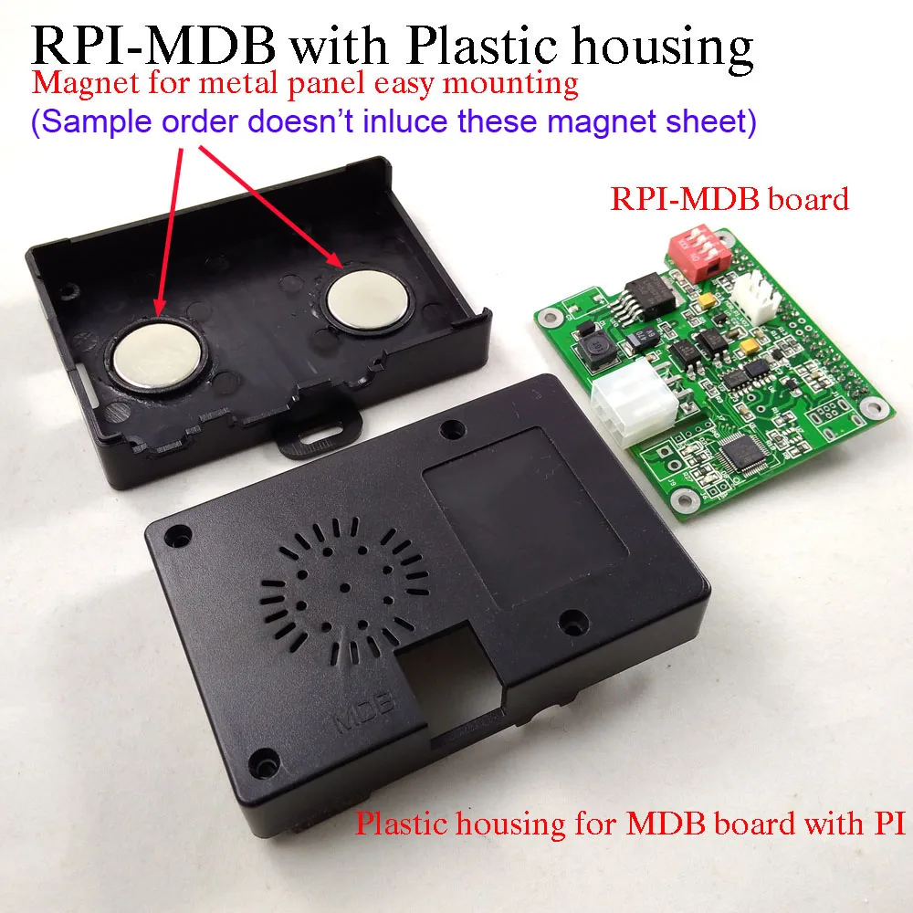 Raspberry pi для торгового автомата MDB безналичный интерфейс плата адаптера с корпусом работает с купюроприемником, устройство для проверки монет