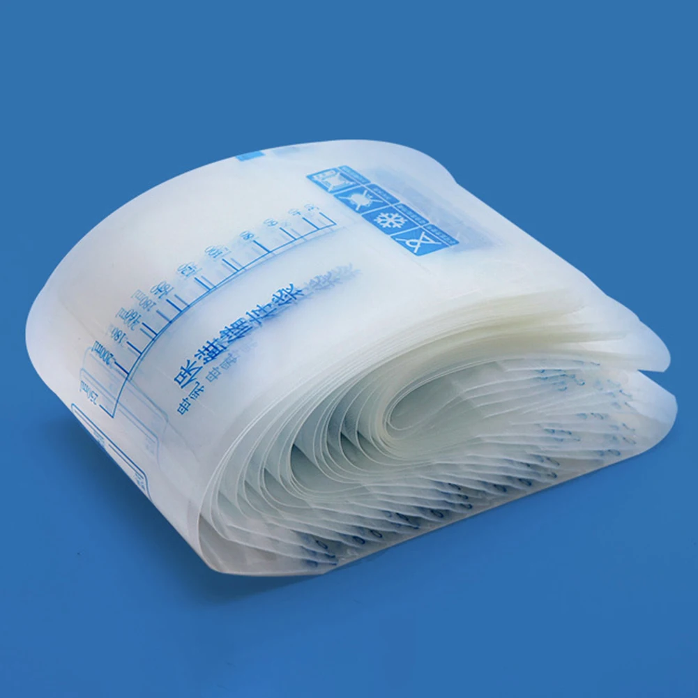 Bolsas de almacenamiento de leche materna para el congelador, etiquetas desechables de comida para beb&eacute;, seguro, 30 Uds.-4
