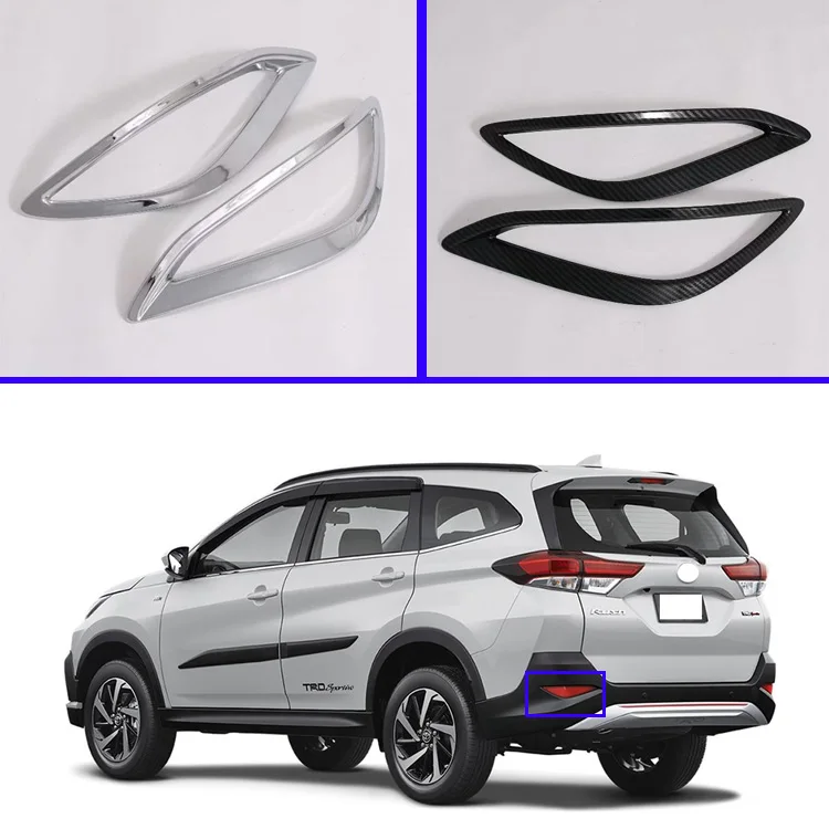 Для 2017 2018 2019 Toyota RUSH (F800/F850) автомобильные аксессуары ABS хромированный задний