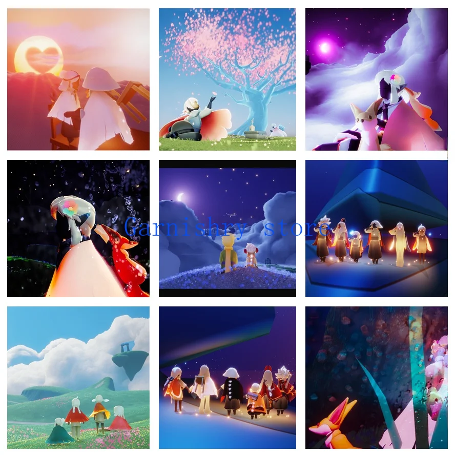 

Cartoon Game Sky Diy 5D Diamond Painting Full Drill Diamond Mosaic Embroidery Home Decor Cross Stitch Kits Kids Warm Gift