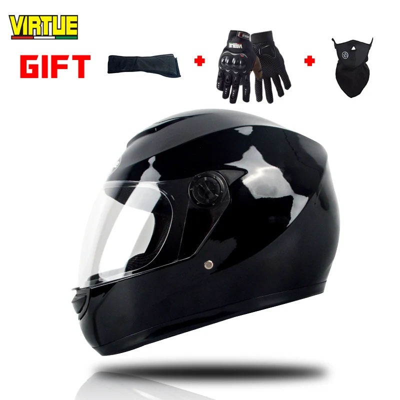 Защитный шлем на все лицо ветрозащитный и теплый мотоциклетный для мотокросса