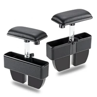 2020 new anti fatigue adjustable armrest storage box faux leather organiser box tissue boxes car goods accessories universal