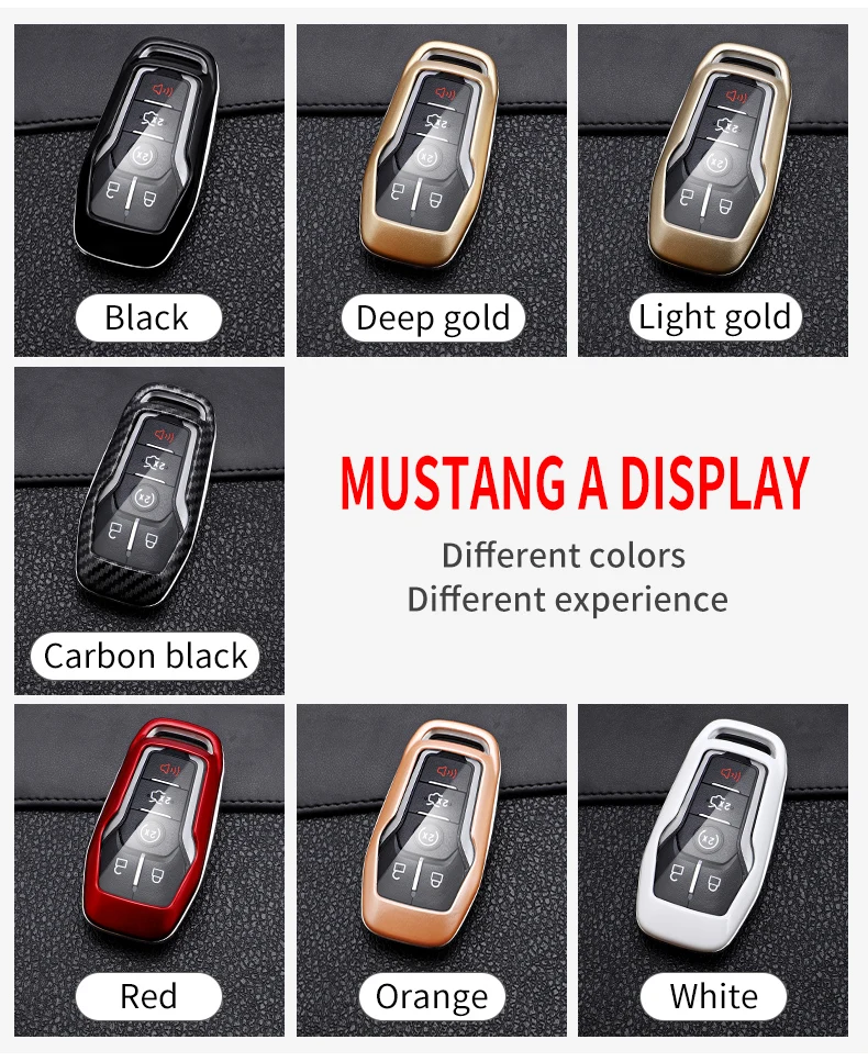 1x ABS чехол для автомобильного брелка Ford aurus Mustang F-150 F-450 Explorer Fusion Edge Lincoln MKC MKZ MKX 4/5-Button