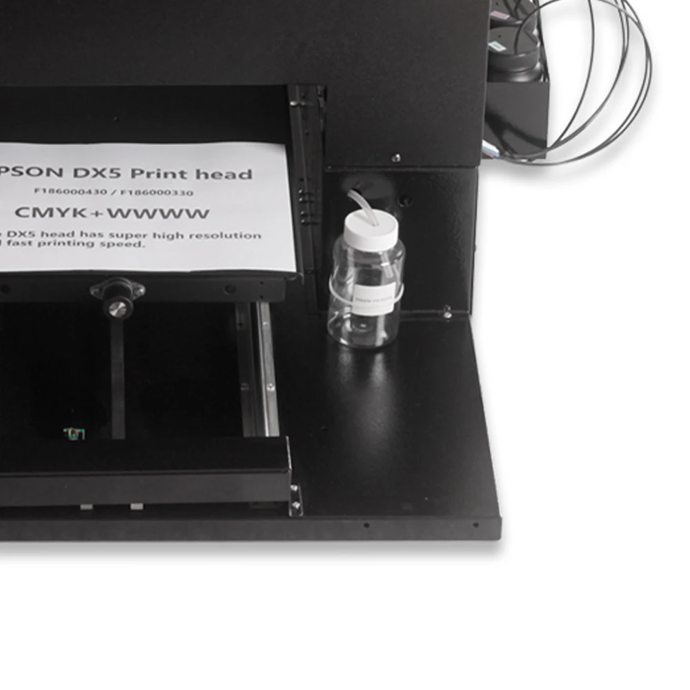 Adopt Epson DX5 print head acrylic PVC card glass mobile phone shell flat UV printer A3 large printing platform