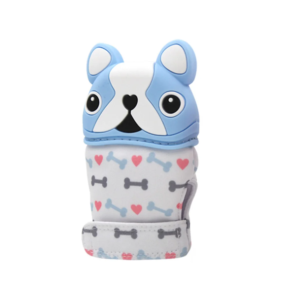 Детский мультяшный силиконовый Прорезыватель для зубов детская соска перчатка